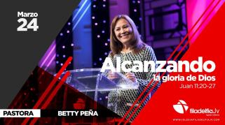 Embedded thumbnail for Alcanzando la gloria de Dios - Pastora Betty Peña